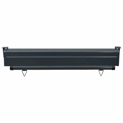 sidemarkise til altan 105x250 cm brun
