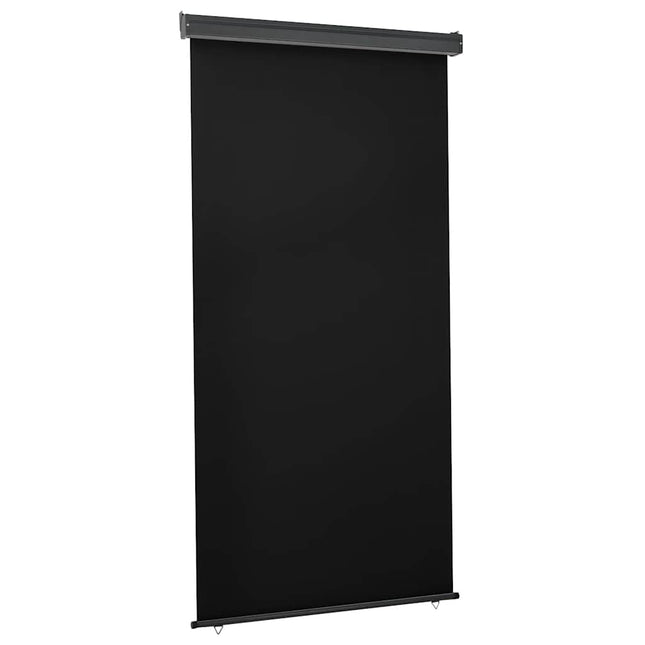 sidemarkise til altan 125x250 cm sort