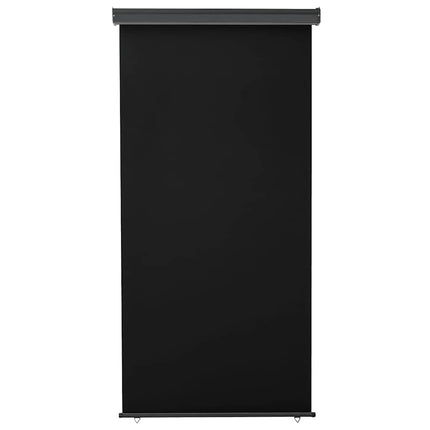 sidemarkise til altan 125x250 cm sort