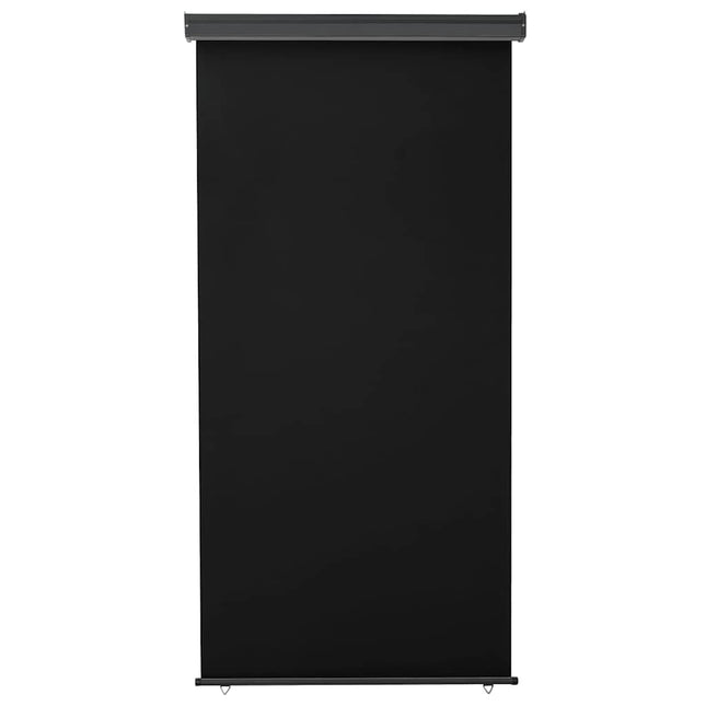 sidemarkise til altan 125x250 cm sort