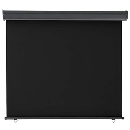 sidemarkise til altan 125x250 cm sort