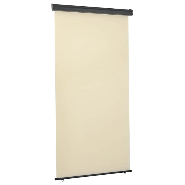 sidemarkise til altan 125x250 cm cremefarvet