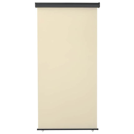 sidemarkise til altan 125x250 cm cremefarvet