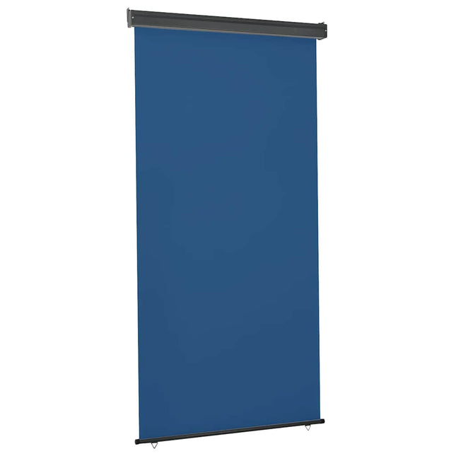 sidemarkise til altan 125x250 cm blå