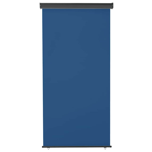 sidemarkise til altan 125x250 cm blå
