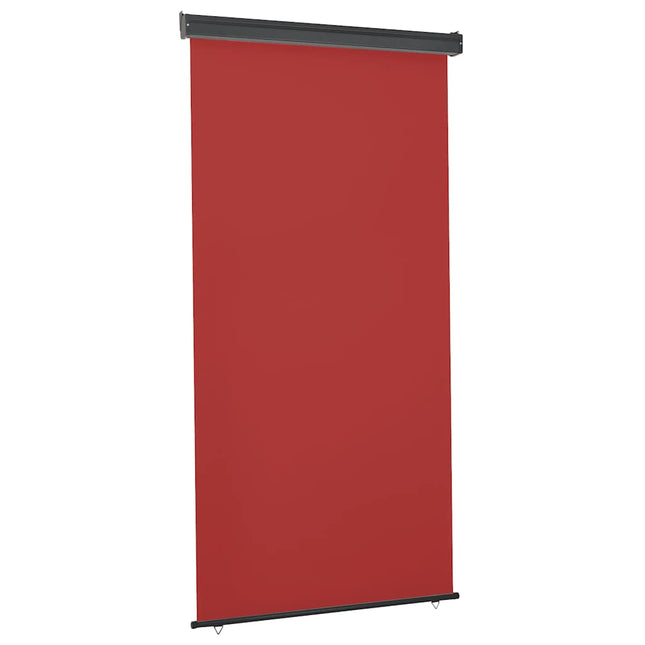 sidemarkise til altan 125x250 cm rød