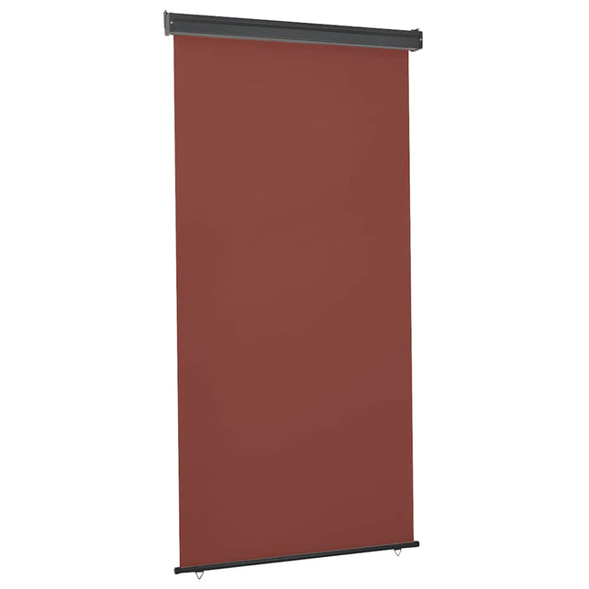 sidemarkise til altan 125x250 cm brun