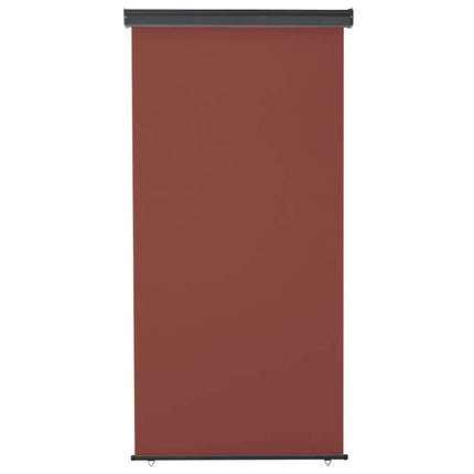 sidemarkise til altan 125x250 cm brun