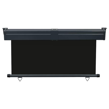 sidemarkise til altan 145x250 cm sort