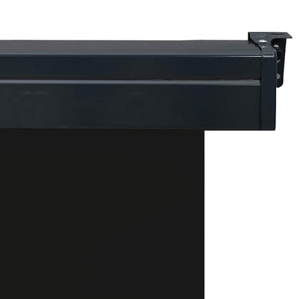 sidemarkise til altan 145x250 cm sort