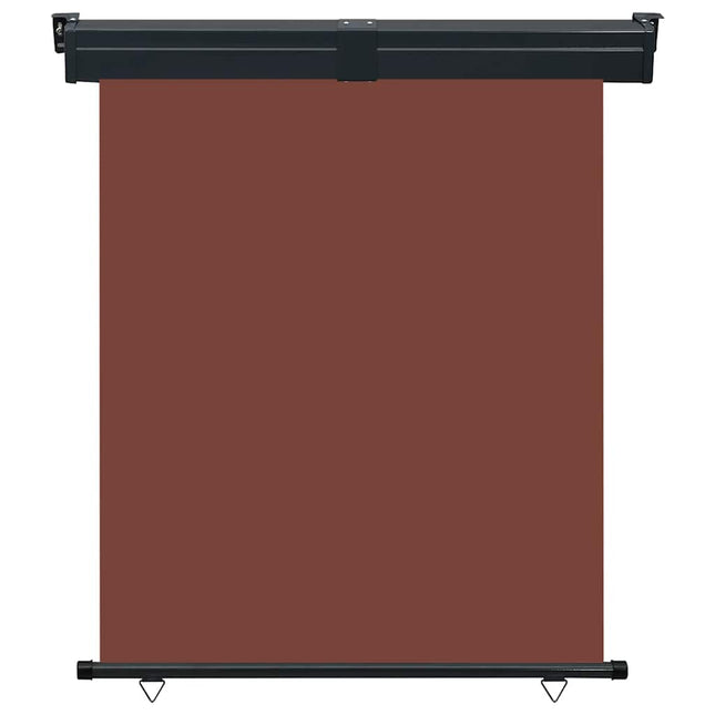 sidemarkise til altan 145x250 cm brun
