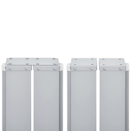 sammenrullelig sidemarkise 160 x 600 cm blå