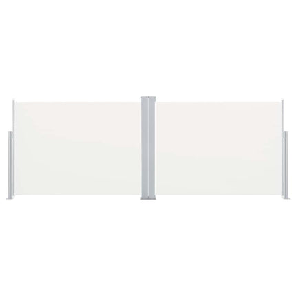 sammenrullelig sidemarkise 120 x 1000 cm cremefarvet