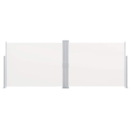 sammenrullelig sidemarkise 170 x 1000 cm cremefarvet