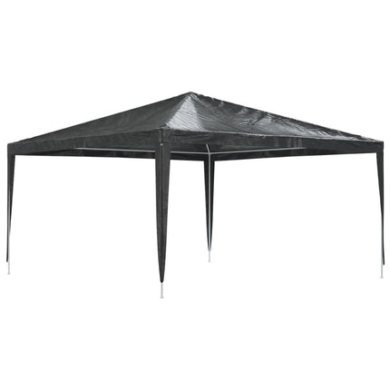 festtelt 4x4 m 90 g/m² antracitgrå