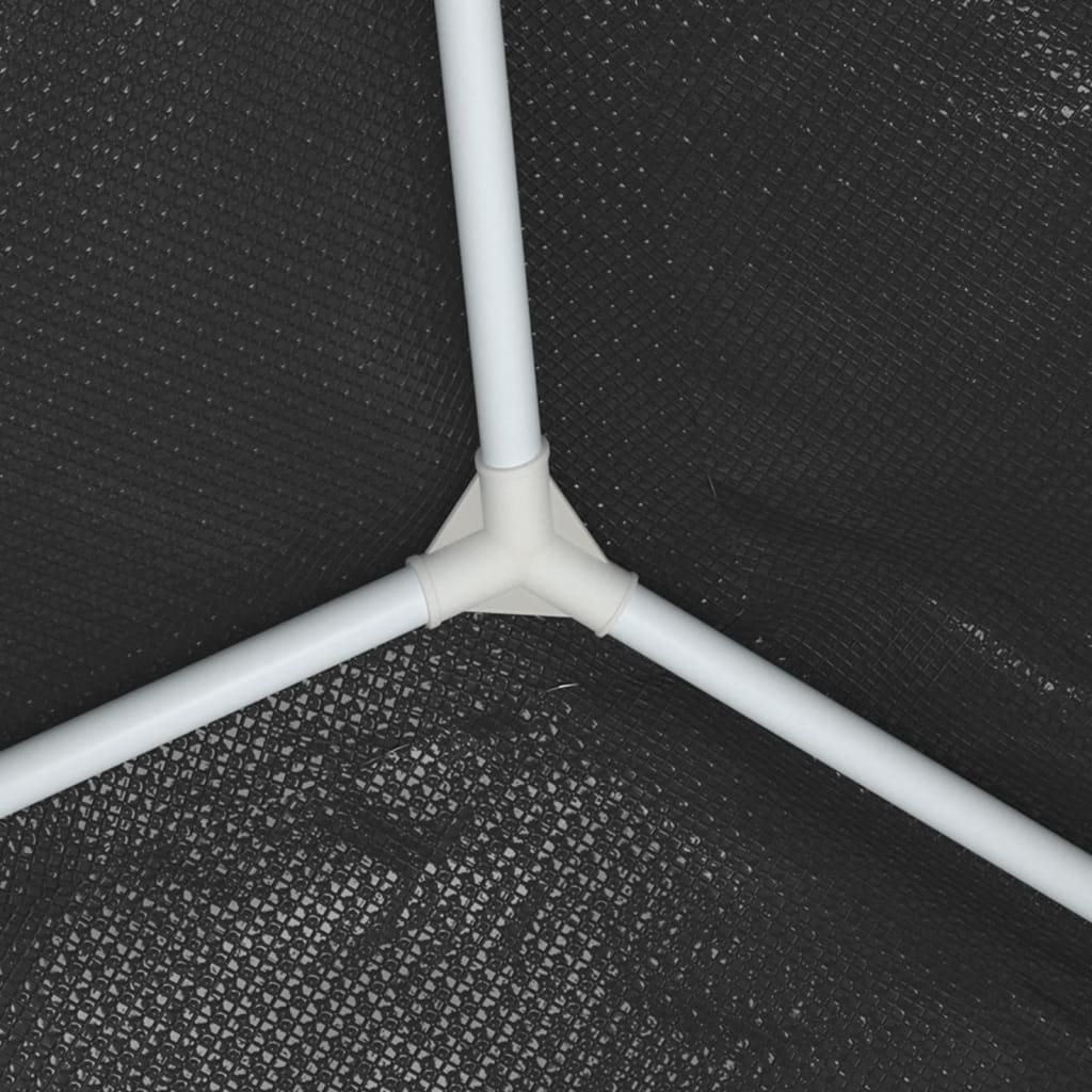 festtelt 4x6 m 90 g/m² antracitgrå