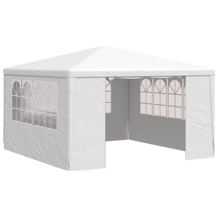 festtelt med sidevægge 4x4 m 90 g/m² hvid