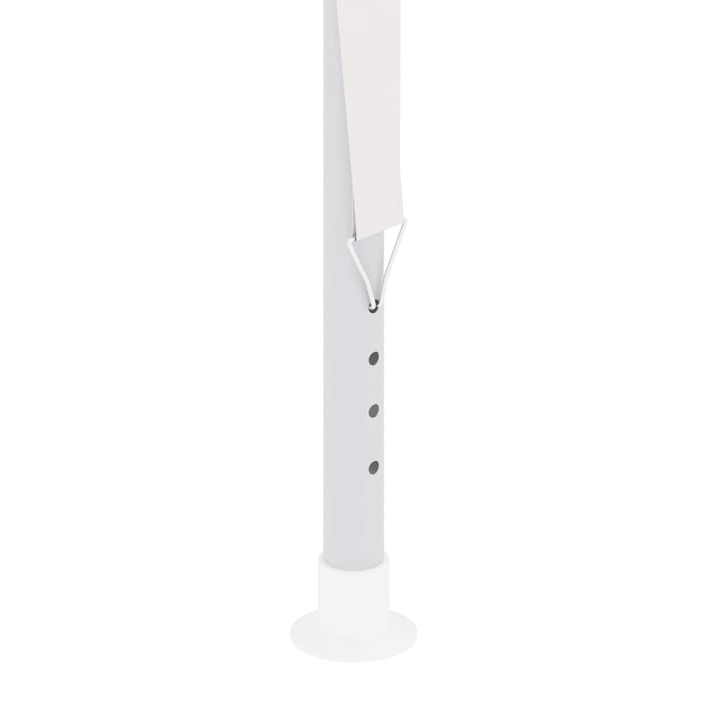 festtelt med sidevægge 4x4 m 90 g/m² hvid