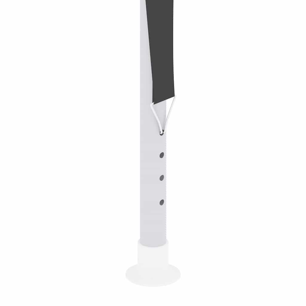 festtelt med sidevægge 2,5x2,5 m 90 g/m² antracitgrå