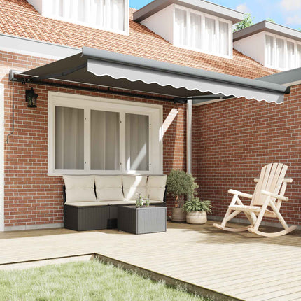 Manuel markise ramme 3,5 x 2,5 m Antracit