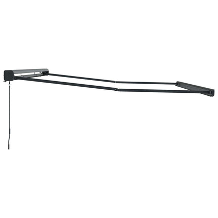 Manuel markise ramme 4 x 3 m Antracit Pulverlakeret aluminium