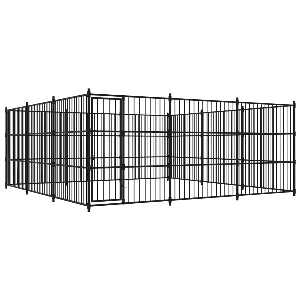 udendørs hundebur 450 x 450 x 185 cm