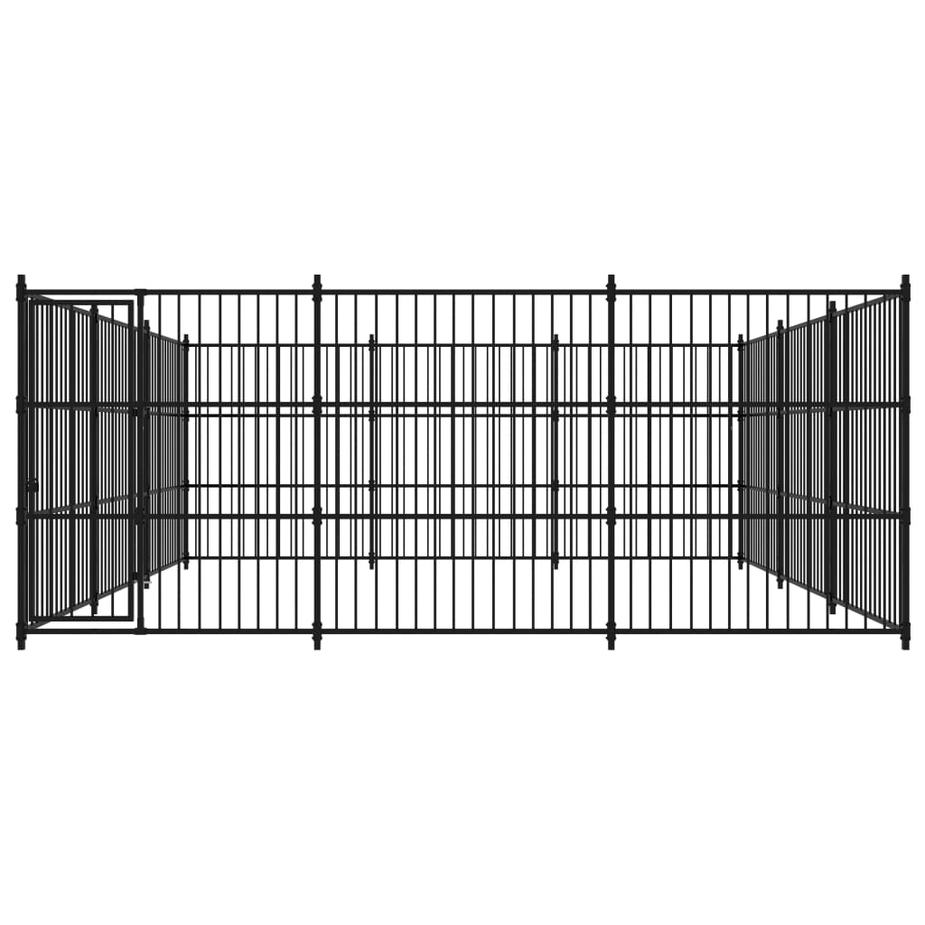 udendørs hundebur 450 x 450 x 185 cm