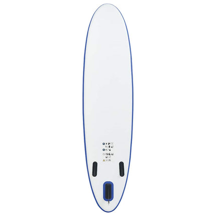 paddleboardsæt SUP oppusteligt blå og hvid