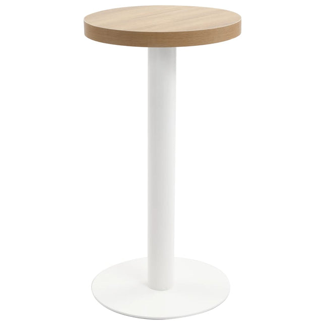 bistrobord 40 cm MDF lysebrun