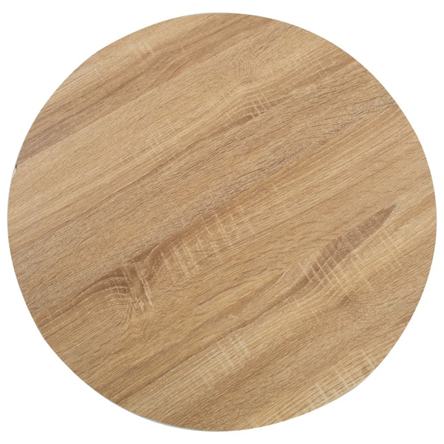 bistrobord 50 cm MDF lysebrun