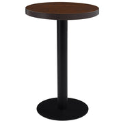 bistrobord 50 cm MDF mørkebrun