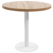 bistrobord 80 cm MDF lysebrun