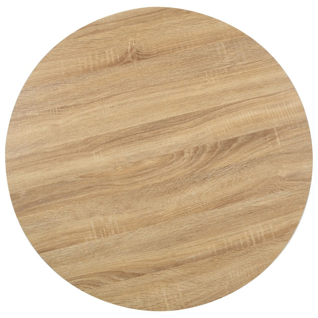 bistrobord 80 cm MDF lysebrun
