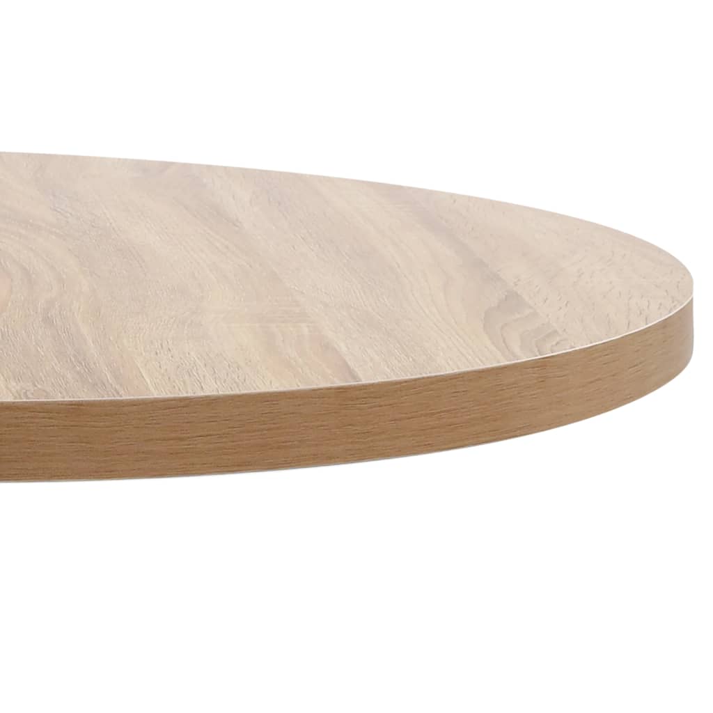 bistrobord 80 cm MDF lysebrun