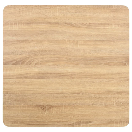 bistrobord 80x80 cm MDF lysebrun