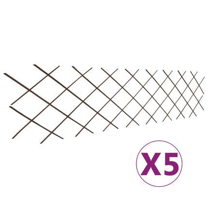 pilehegn med espalier 5 stk. 180 x 60 cm