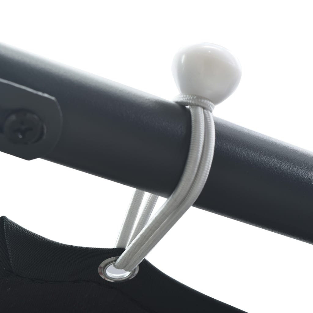 havepavillon 3x3 m stål antracitgrå