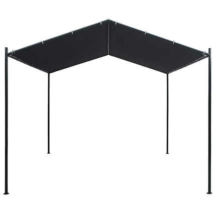 havepavillon 3x3 m stål antracitgrå