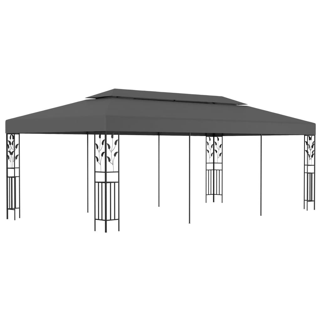pavillon 3x6 m antracitgrå