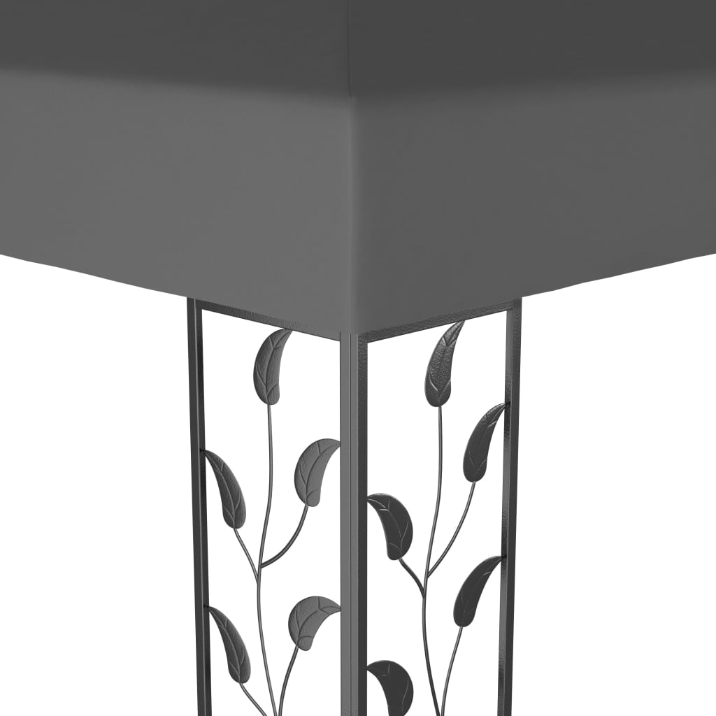 pavillon 3x6 m antracitgrå