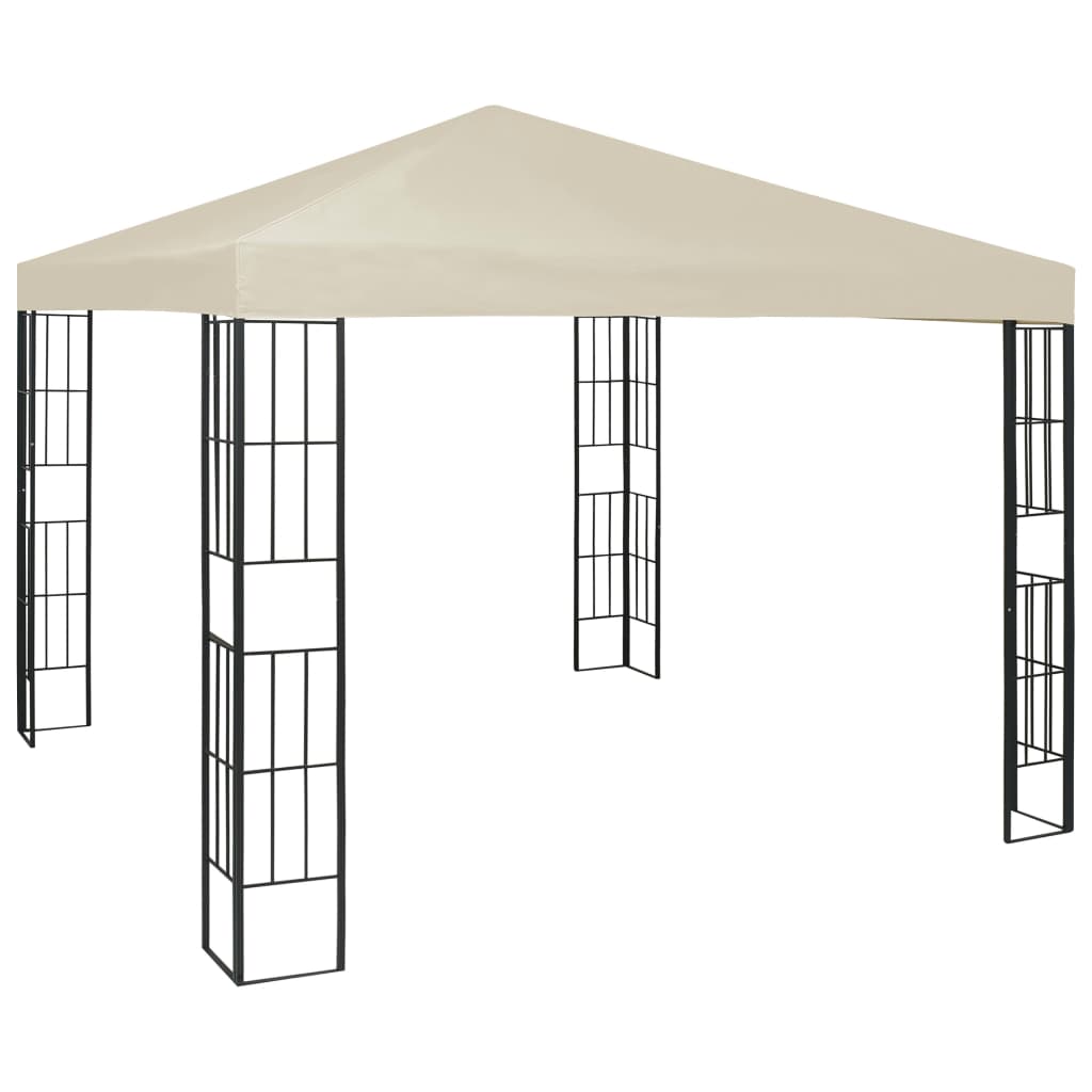 pavillon 3x3 m cremefarvet