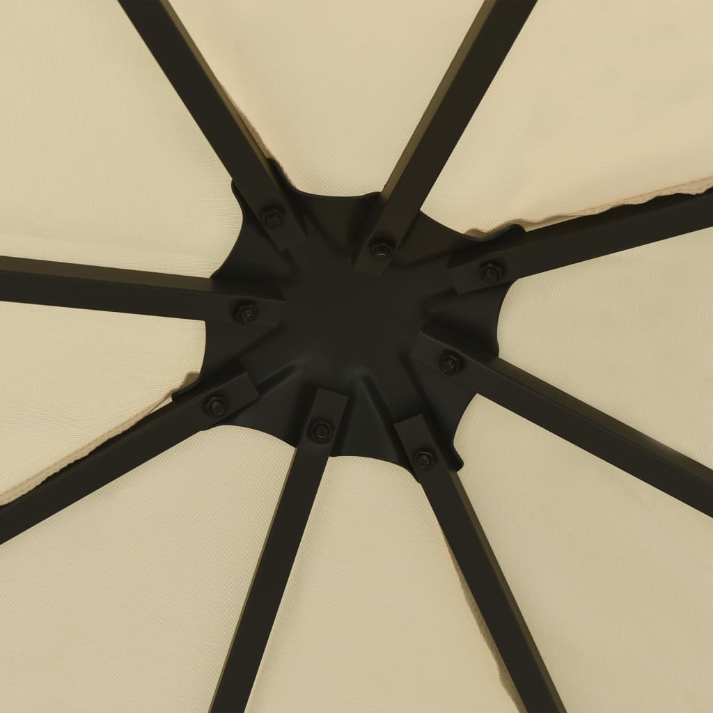 pavillon 3x3 m cremefarvet