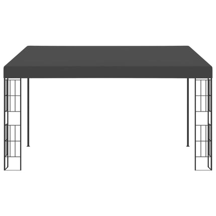 vægmonteret pavillon 3x4 m stof antracitgrå