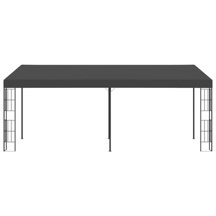 vægmonteret pavillon 3x6 m stof antracitgrå