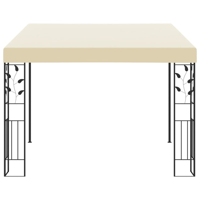 vægmonteret pavillon 3x3x2,5 m cremefarvet