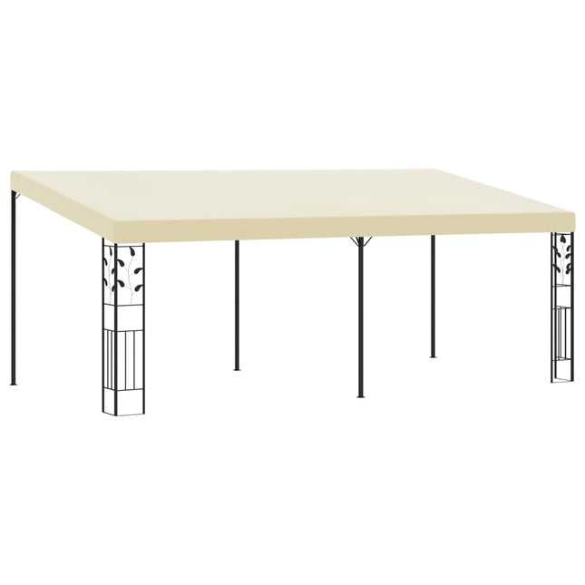 vægmonteret pavillon 6x3x2,5 m cremefarvet