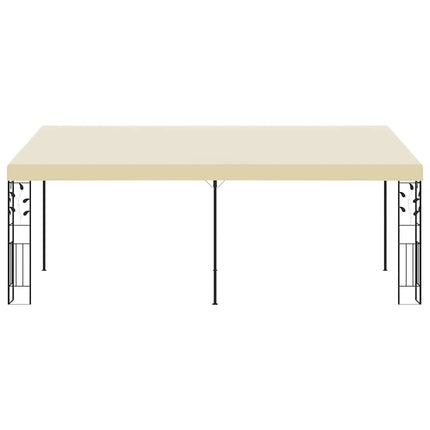 vægmonteret pavillon 6x3x2,5 m cremefarvet