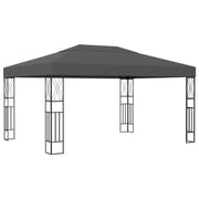 pavillon 3x4 m stof antracitgrå