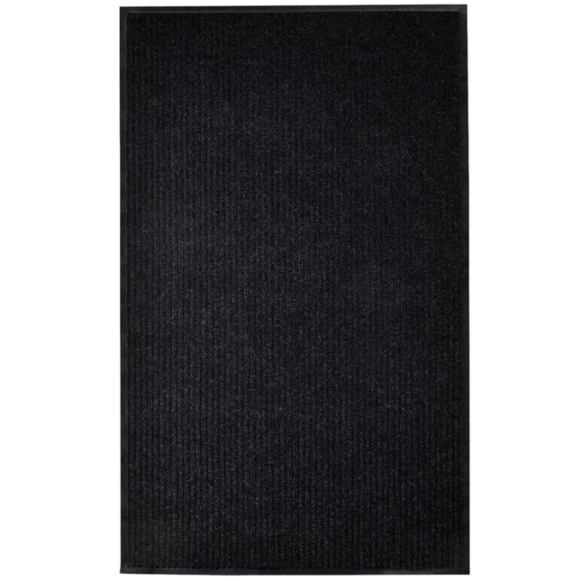 dørmåtte sort 117x220 cm PVC
