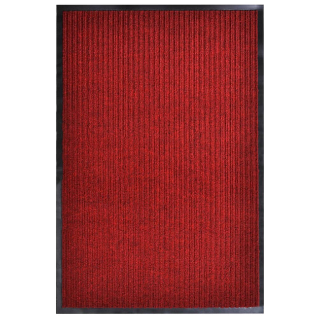 dørmåtte rød 117x220 cm PVC
